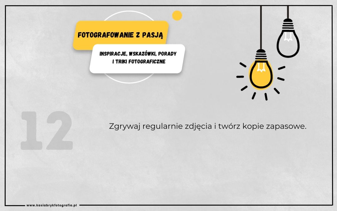 Read more about the article FOTOGRAFOWANIE Z PASJĄ – Zgrywaj regularnie zdjęcia i twórz kopie zapasowe